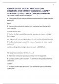 GAS CFESA TEST &lpar;ACTUAL TEST 2025&rpar; &vert; ALL 100 QUESTIONS AND CORRECT ANSWERS &vert; ALREADY GRADED A&plus; &vert; LATEST EXAM &vert; VERIFIED ANSWERS