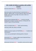 FNP 1 NURS 534 Midterm questions with verified answers