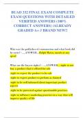 BUAD 332 FINAL EXAM COMPLETE  EXAM QUESTIONS WITH DETAILED  VERIFIED ANSWERS &lpar;100&percnt;  CORRECT ANSWERS&rpar; &sol;ALREADY  GRADED A&plus; &sol;&sol; BRAND NEW&excl;&excl; 
