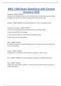 MKC 1200 Exam Questions with Correct Answers 2025