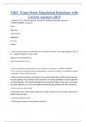 MKC Exam Study Simulation Questions with Correct Answers 2025