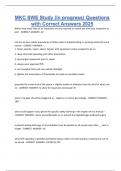 MKC SWE Study &lpar;in progress&rpar; Questions with Correct Answers 2025