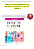 TEST BANK For Wong&rsquo;s Essentials of Pediatric Nursing&comma; 11th Edition by Marilyn Hockenberry&comma; Cheryl Rodgers&comma; Verified Chapters 1 - 31&comma; Complete Newest Version