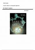 Test Bank for Genetic Analysis&colon; An Integrated Approach 2nd Edition by Mark F&period; Sanders&comma; All Chapters Included