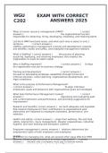 WGU C202  EXAM WITH CORRECT ANSWERS 2025
