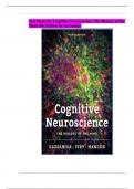 Test Bank for Cognitive Neuroscience&comma; The Biology of the Mind 5th Edition by Gazzaniga