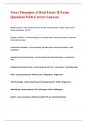 Texas Principles of Real Estate II bundled exams
