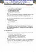 TEST BANK FOR Primary Care&colon; Interprofessional Collaborative Practice 7th Edition &lpar;Terry Mahan Buttaro&comma;&vert;&vert;ALL Chapter 1-228 INCLUDED&period;&vert;&vert;LATEST VERIFIED VERSION&period;