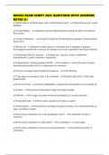 BIO202 EXAM SCRIPT 2025 QUESTIONS WITH ANSWERS RATED A&plus;