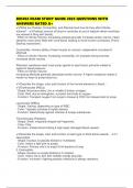 BIO202 EXAM STUDY GUIDE 2025 QUESTIONS WITH ANSWERS RATED A&plus;