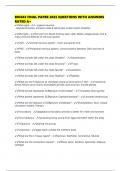 BIO202 FINAL PAPER 2025 QUESTIONS WITH ANSWERS RATED A&plus;