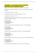 CATEGORY 3A&plus;3B PESTICIDE FINAL PAPER 2025 QUESTIONS WITH ANSWERS RATED A&plus;