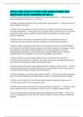 CHILD CARE FACILITY RULES AND REGULATIONS 2025 QUESTIONS WITH ANSWERS RATED A&plus;