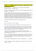 DCOM 142 COMPREHENSIVE EXAM 2025 QUESTIONS WITH ANSWERS RATED A&plus;