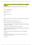 DCOM 142 FINAL PAPER 2025 QUESTIONS WITH ANSWERS RATED A&plus;