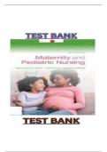 Test Bank For Maternity and Pediatric Nursing&comma; 5th Edition By Susan Ricci&semi; Theresa Kyle&semi; Susan Carman&vert; 9781975220419&vert; All Chapters&vert; LATEST