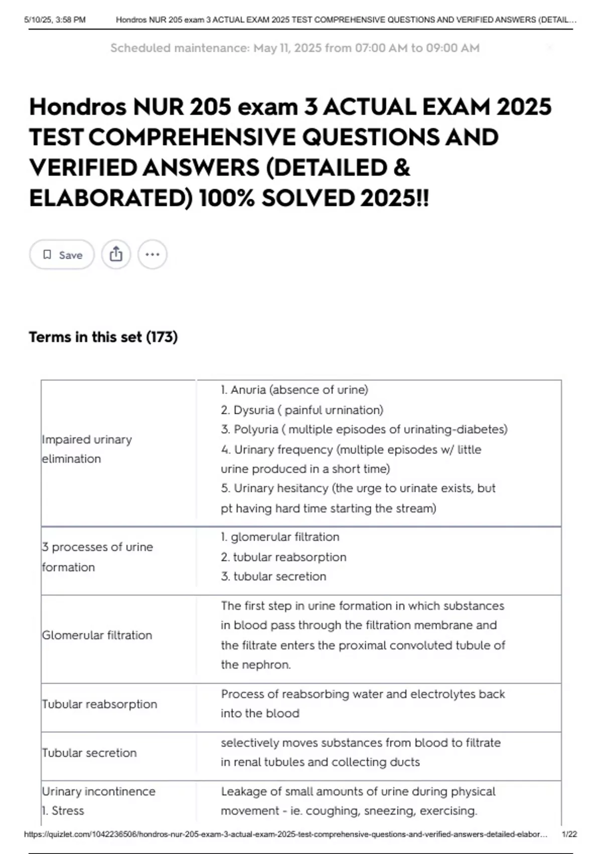 Hondros NUR 205 exam 3 ACTUAL EXAM 2025 TEST COMPREHENSIVE QUESTIONS ...