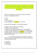 FLORIDA FIRE INSTRUCTOR 1 EXAM ACTUAL EXAM  300 QUESTIONS AND CORRECT DETAILED ANSWERS  WITH RATIONALES &lpar;VERIFIED ANSWERS&rpar; ALREADY  GRADED A&period; 