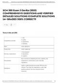 SCM 300 Exam 3 Davilla &lpar;2025&rpar; COMPREHENSIVE QUESTIONS AND VERIFIED DETAILED SOLUTIONS &vert;COMPLETE SOLUTIONS &vert;A&plus; GRADED &vert;100&percnt; CORRECT&excl;&excl;
