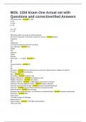 BIOL 1334 Exam One Actual set with Questions and correct&sol;verified Answers