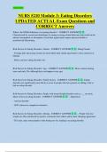 NURS 5210   Bundled Exam Questions WITH  CORRECT Answers