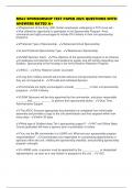 MSLC SPONSORSHIP TEST PAPER 2025 QUESTIONS WITH ANSWERS RATED A&plus;