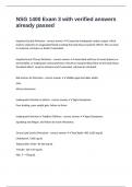 NSG 1400 Exam 3 with verified answers already passed