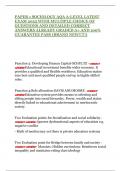 PAPER 1 SOCIOLOGY AQA A-LEVEL LATEST EXAM 2025 WITH MULTIPLE CHOICE OF QUESTIONS AND DETAILED CORRECT ANSWERS ALREADY GRADED A&plus; AND 100&percnt; GUARANTEE PASS &lpar;BRAND NEW&excl;&excl;&excl;&excl;&excl;&rpar;  