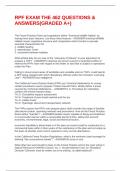 RPF EXAM THE 462 QUESTIONS & ANSWERS&lpar;GRADED A&plus;&rpar;