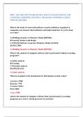   D487 - SECURE SOFTWARE DESIGN 2025 EXAM QUESTIONS AND  ANSWERS &lpar;VERIFIED AND WELL DETAILED ANSWERS&rpar; LATEST  UPDATE 2025&sol;2026 