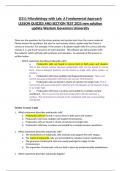 D311 Microbiology with Lab&colon; A Fundamental Approach LESSON QUIZZES AND SECTION TEST 2025 new solution update Western Governors University