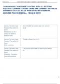 I HUMAN ROBERT JONES CASE STUDY DUE WITH ALL SECTIONS  REQUIREDCOMPLETE QUESTIONS AND CORRECT DETAILED  ANSWERS ACTUAL EXAM WITH VERIFIED ANSWERS  ASSURED PASS GRADED A&plus; BRAND NEW&excl; 