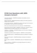 CCHI-Core Questions with 100&percnt; Answers Correct&excl;&excl;