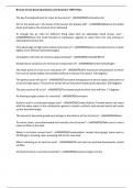 Bronze Cross Exam Questions and Answers 100&percnt; Pass