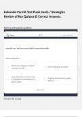 Colorado Permit Test Flash Cards &sol; Strategies Review of Key Quizzes & Correct Answers&period;