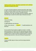 SAEM M4 EXAM &lpar;ACTUAL 2025&sol;2026&rpar; QUESTIONS WITH VERIFIED  ANSWERS &vert;GUARANTEED PASS