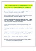Truck Driving Championship Facts for Drivers 2025 questions with solutions