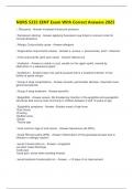  NURS 5335 EENT Exam With Correct Answers 2025 
