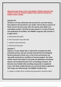 NRNP 6665 FINAL EXAM LATEST 2025 NEWEST VERSION  QUESTION AND CORRECT DETAILED VERIFIED ANSWERS FROM  VERIFIED SOURCES BY EXPERT RATED A GRADE&period;