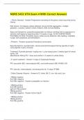 NURS 5432 UTA Exam 4 With Correct Answers  