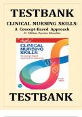 Test Bank for Clinical Nursing Skills&colon; A Concept-Based Approach 4th Edition Volume 3 by Pearson Education ISBN-9780136909491 All Chapters Covered With Verified Questions and Answers&comma;Complete Guide A&plus;&vert;&vert;NEWEST VERSION&vert;&vert;&period;