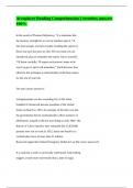 Accuplacer Reading Comprehension &vert;&vert; errorless answers 100&percnt;&period;