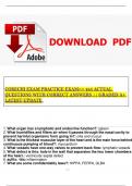 CORECHI EXAM PRACTICE EXAM>> 245 ACTUAL QUESTIONS WITH CORRECT ANSWERS &vert;&vert; GRADED A&plus; LATEST UPDATE 
