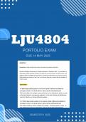 LJU4804 Portfolio 2025 - Due 14 May 2025 (Exam)