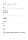 BICSI - Installer 1 - Review NEWEST 2025&sol;2026 ACTUAL COMPLETE QUESTIONS AND CORRECT DETAILED ANSWERS &lpar;VERIFIED ANSWERS&rpar; &vert;ALREADY GRADED A&plus;