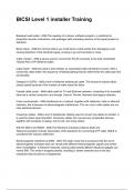 BICSI Level 1 installer Training NEWEST 2025&sol;2026 ACTUAL COMPLETE QUESTIONS AND CORRECT DETAILED ANSWERS &lpar;VERIFIED ANSWERS&rpar; &vert;ALREADY GRADED A&plus;