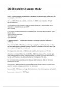 BICSI Installer 2 copper study NEWEST 2025&sol;2026 ACTUAL COMPLETE QUESTIONS AND CORRECT DETAILED ANSWERS &lpar;VERIFIED ANSWERS&rpar; &vert;ALREADY GRADED A&plus;