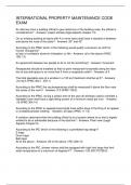 INTERNATIONAL PROPERTY MAINTENANCE CODE EXAM