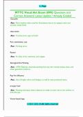 MTTC Visual Art Exam &lpar;095&rpar; Questions and  Correct Answers&sol; Latest Update &sol; Already Graded 