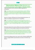 Nanomedicine Midterm Prep Questions and  Correct Answers&sol; Latest Update &sol; Already Graded